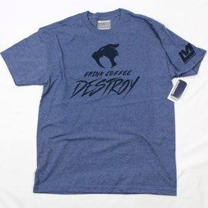 SOLD! - NEW Coffee Lifestyle Tshirt Size Large Destroy